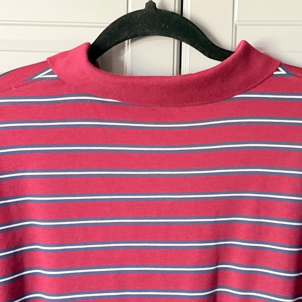 Polo Ralph Lauren Classic Fit Striped Soft Polo Shirt, Burgundy Navy, XXL